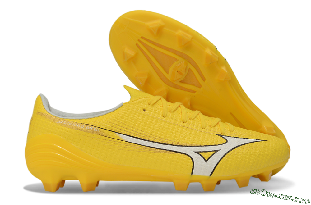 Mizuno Alpha 3 FG Firm Ground Soccer Cleats - Yellow/Bright Sunshine/Golden Glow 1