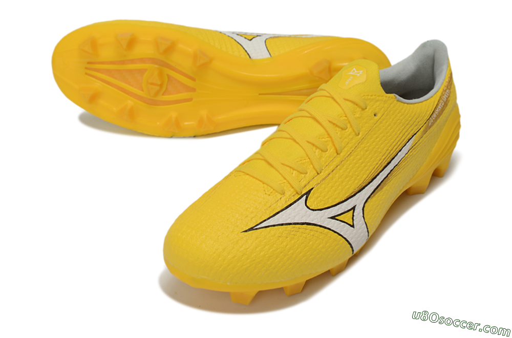 Mizuno Alpha 3 FG Firm Ground Soccer Cleats - Yellow/Bright Sunshine/Golden Glow 3