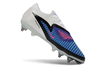 Nike Phantom 6 Elite Low SG Soft Ground Soccer Cleats - Blue/Electric Blue/Neon Pink