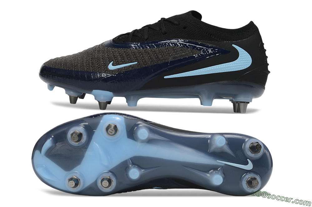 Nike Phantom 6 Low Elite SG Soft Ground Soccer Cleats - Blue/Navy Blue/Icy Blue 0