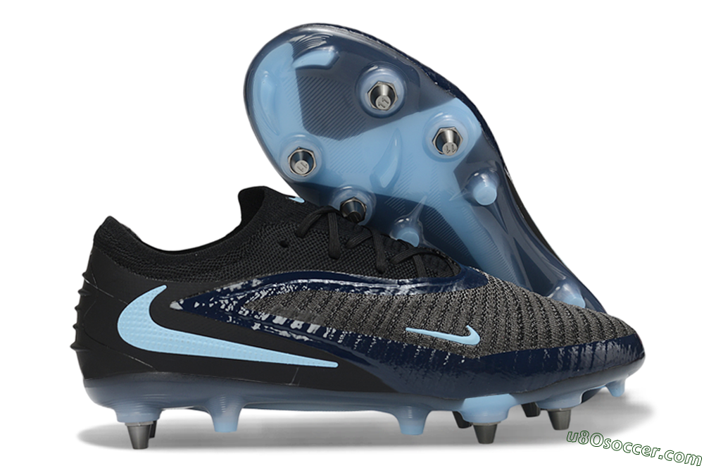 Nike Phantom 6 Low Elite SG Soft Ground Soccer Cleats - Blue/Navy Blue/Icy Blue 1