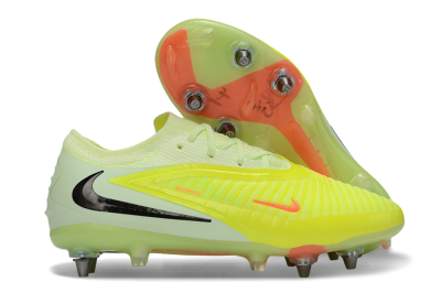 Nike Phantom 6 Elite Low SG Soft Ground Soccer Cleats - Yellow/Fluorescent Green/Neon Orange