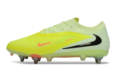 Nike Phantom 6 Elite Low SG Soft Ground Soccer Cleats - Yellow/Fluorescent Green/Neon Orange
