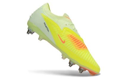 Nike Phantom 6 Elite Low SG Soft Ground Soccer Cleats - Yellow/Fluorescent Green/Neon Orange