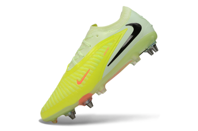 Nike Phantom 6 Elite Low SG Soft Ground Soccer Cleats - Yellow/Fluorescent Green/Neon Orange