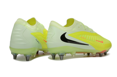 Nike Phantom 6 Elite Low SG Soft Ground Soccer Cleats - Yellow/Fluorescent Green/Neon Orange