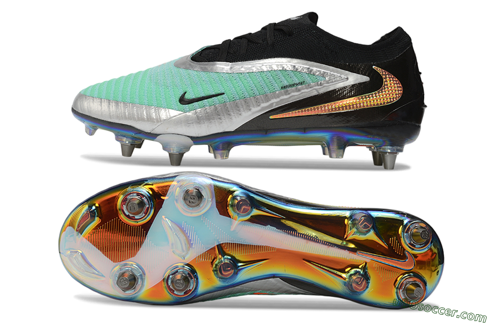 Nike Phantom 6 Low Elite SG Soft Ground Soccer Cleats - Green/Mint Green/Shimmering Black 0