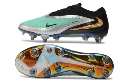 Nike Phantom 6 Low Elite SG Soft Ground Soccer Cleats - Green/Mint Green/Shimmering Black