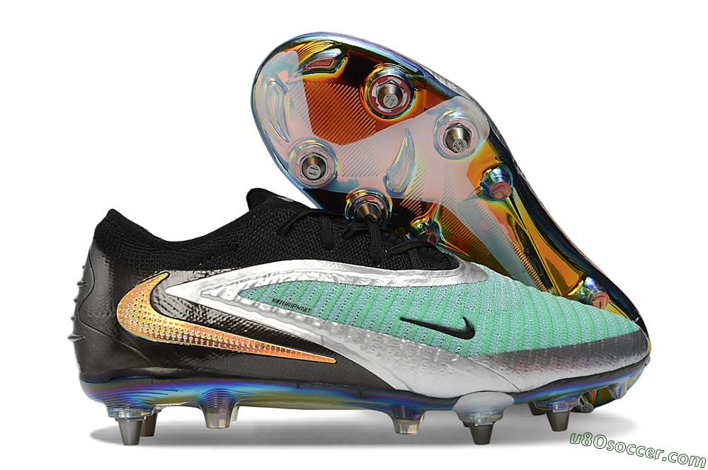 Nike Phantom 6 Low Elite SG Soft Ground Soccer Cleats - Green/Mint Green/Shimmering Black 1