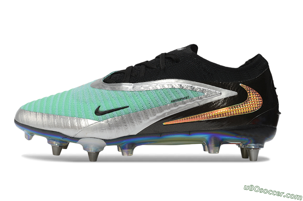 Nike Phantom 6 Low Elite SG Soft Ground Soccer Cleats - Green/Mint Green/Shimmering Black 2