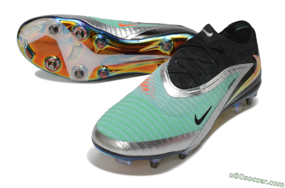 Nike Phantom 6 Low Elite SG Soft Ground Soccer Cleats - Green/Mint Green/Shimmering Black 3