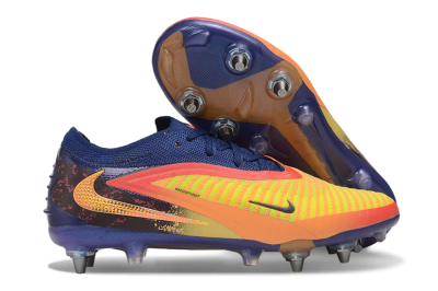 Nike Phantom 6 Low Elite SG Soft Ground Soccer Cleats - Yellow/Bright Yellow/Deep Blue