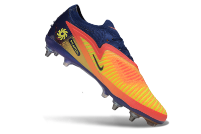 Nike Phantom 6 Low Elite SG Soft Ground Soccer Cleats - Yellow/Bright Yellow/Deep Blue