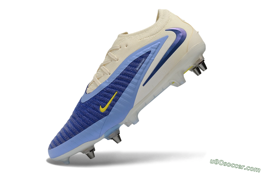 Nike Phantom 6 Low Elite SG Soft Ground Soccer Cleats - Blue/Light Blue/White 5