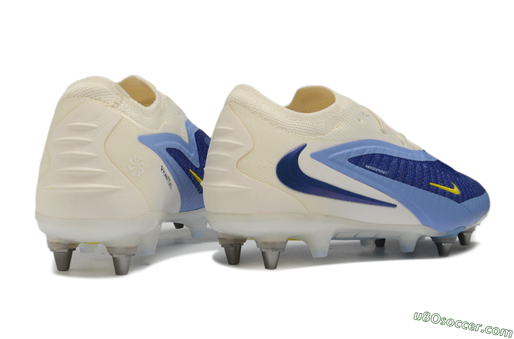 Nike Phantom 6 Low Elite SG Soft Ground Soccer Cleats - Blue/Light Blue/White 6