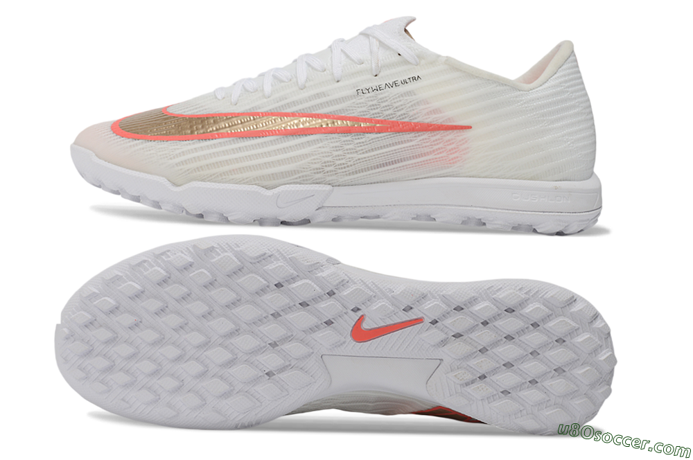 Nike Air Zoom Mercurial Superfly 11 TF Artificial Turf Soccer Shoes - White/Crimson Blaze/Soft Silver 0