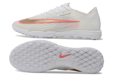 Nike Air Zoom Mercurial Superfly 11 TF Artificial Turf Soccer Shoes - White/Crimson Blaze/Soft Silver