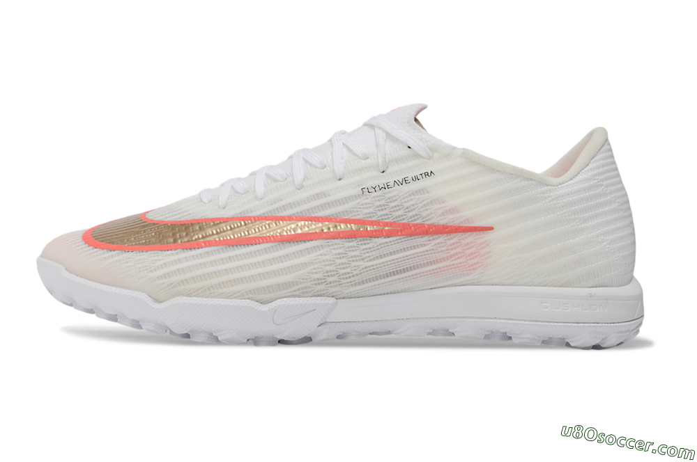 Nike Air Zoom Mercurial Superfly 11 TF Artificial Turf Soccer Shoes - White/Crimson Blaze/Soft Silver 2