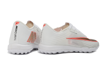 Nike Air Zoom Mercurial Superfly 11 TF Artificial Turf Soccer Shoes - White/Crimson Blaze/Soft Silver