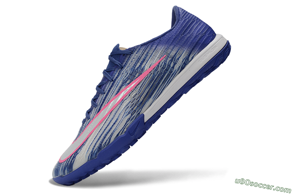 Nike Air Zoom Mercurial Superfly 11 TF Artificial Turf Soccer Shoes - Blue/Electric Blue/Neon Pink 5