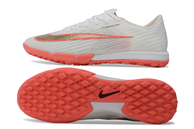 Nike Air Zoom Mercurial Superfly 11 TF Artificial Turf Soccer Shoes - White/Fiery Red/Metallic Gold