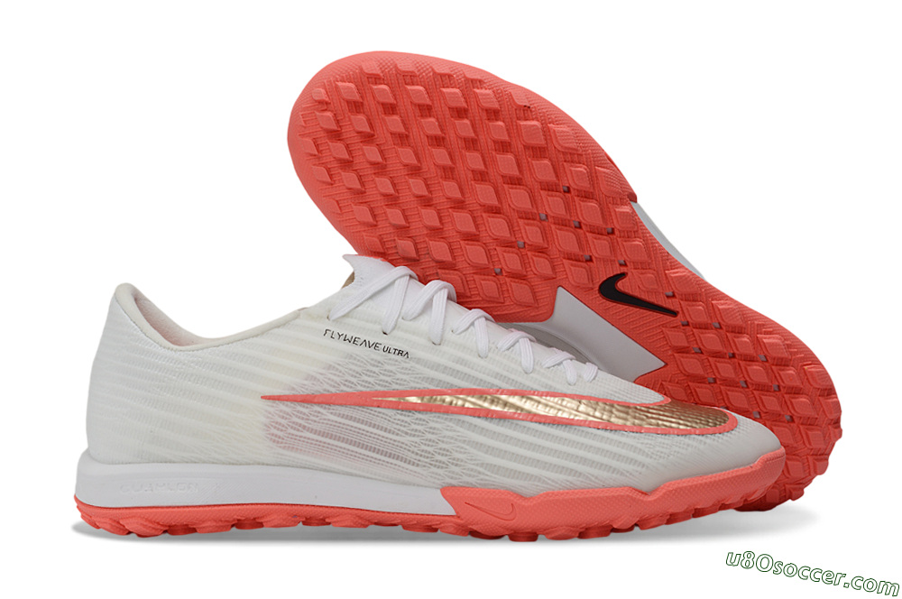 Nike Air Zoom Mercurial Superfly 11 TF Artificial Turf Soccer Shoes - White/Fiery Red/Metallic Gold 1