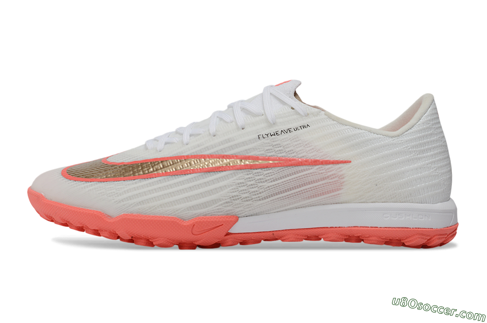 Nike Air Zoom Mercurial Superfly 11 TF Artificial Turf Soccer Shoes - White/Fiery Red/Metallic Gold 2