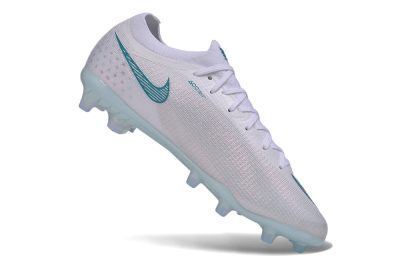Nike Air Zoom Mercurial Vapor 17 Elite AG Artificial Grass Soccer Cleats - White/White/Teal