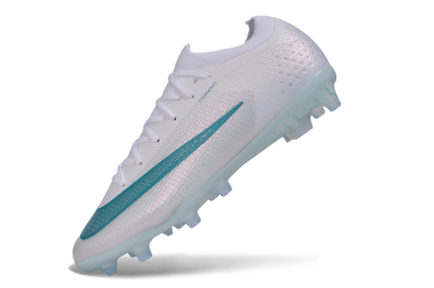 Nike Air Zoom Mercurial Vapor 17 Elite AG Artificial Grass Soccer Cleats - White/White/Teal