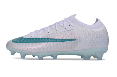 Nike Air Zoom Mercurial Vapor 17 Elite AG Artificial Grass Soccer Cleats - White/White/Teal