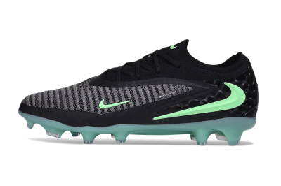 Nike Phantom 6 Elite Low FG Firm Ground Soccer Cleats - Black/Black/Mint Foam