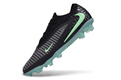 Nike Phantom 6 Elite Low FG Firm Ground Soccer Cleats - Black/Black/Mint Foam