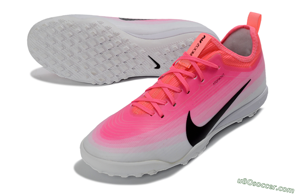 Nike Air Zoom Mercurial Vapor 16 Pro TF Artificial Turf Soccer Shoes - Pink/Hyper Pink/White 3
