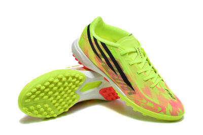 Adidas F50 Hyperfast Pro TF Artificial Turf Soccer Shoes - Yellow/Solar Yellow/Lucid Pink