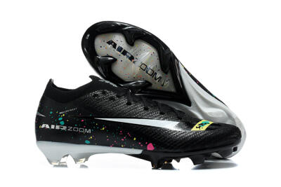 Nike Air Zoom Mercurial Vapor 16 Elite FG Firm Ground Soccer Cleats - Black/Black/Multicolor