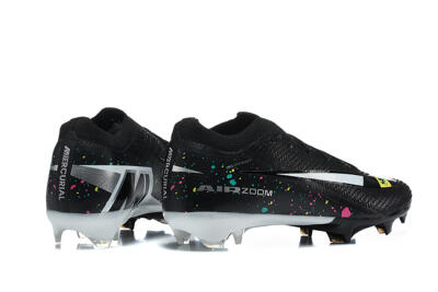 Nike Air Zoom Mercurial Vapor 16 Elite FG Firm Ground Soccer Cleats - Black/Black/Multicolor