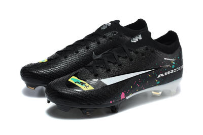 Nike Air Zoom Mercurial Vapor 16 Elite FG Firm Ground Soccer Cleats - Black/Black/Multicolor