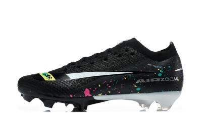 Nike Air Zoom Mercurial Vapor 16 Elite FG Firm Ground Soccer Cleats - Black/Black/Multicolor