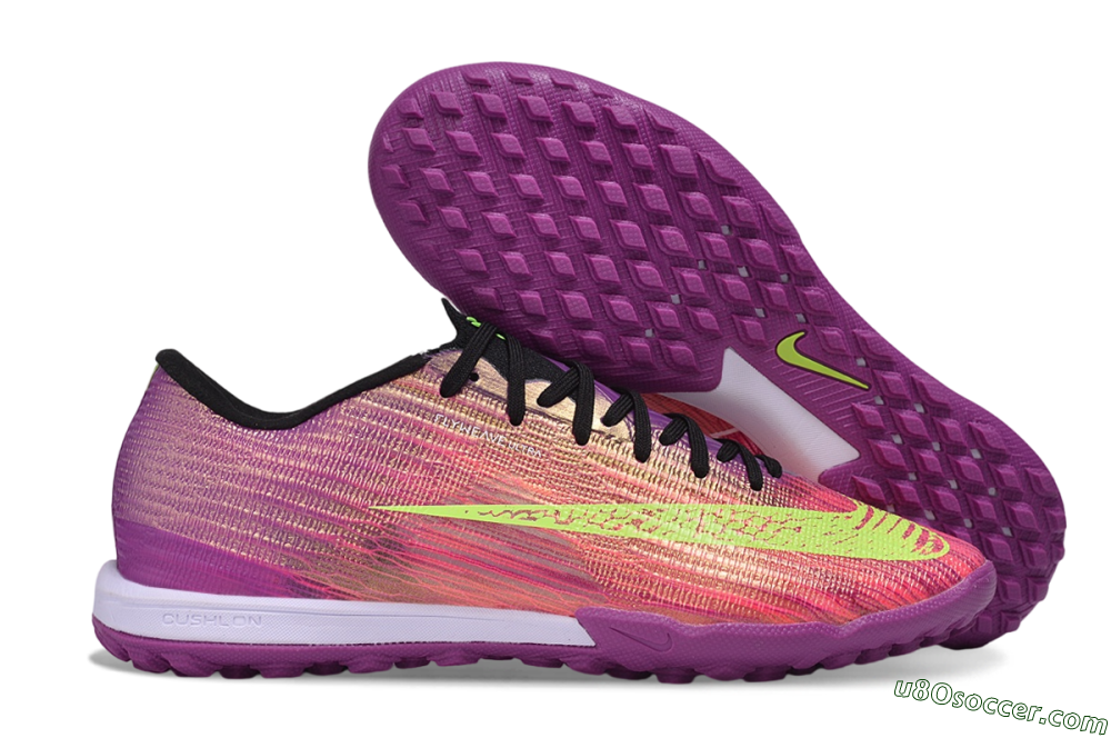 Nike Air Zoom Mercurial Superfly 11 Elite TF Artificial Turf Soccer Shoes - Purple/Berry/Volt 1