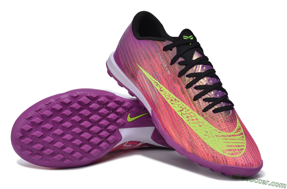 Nike Air Zoom Mercurial Superfly 11 Elite TF Artificial Turf Soccer Shoes - Purple/Berry/Volt 3