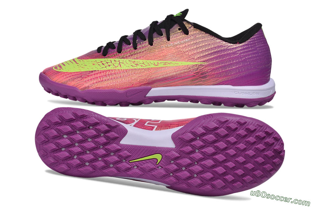 Nike Air Zoom Mercurial Superfly 11 Elite TF Artificial Turf Soccer Shoes - Purple/Berry/Volt 0