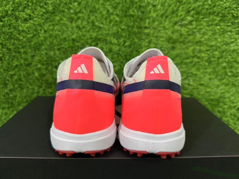 Adidas F50 Hyperfast Pro TF Artificial Turf Soccer Shoes - White/Lucid Fuchsia/Royal Blue