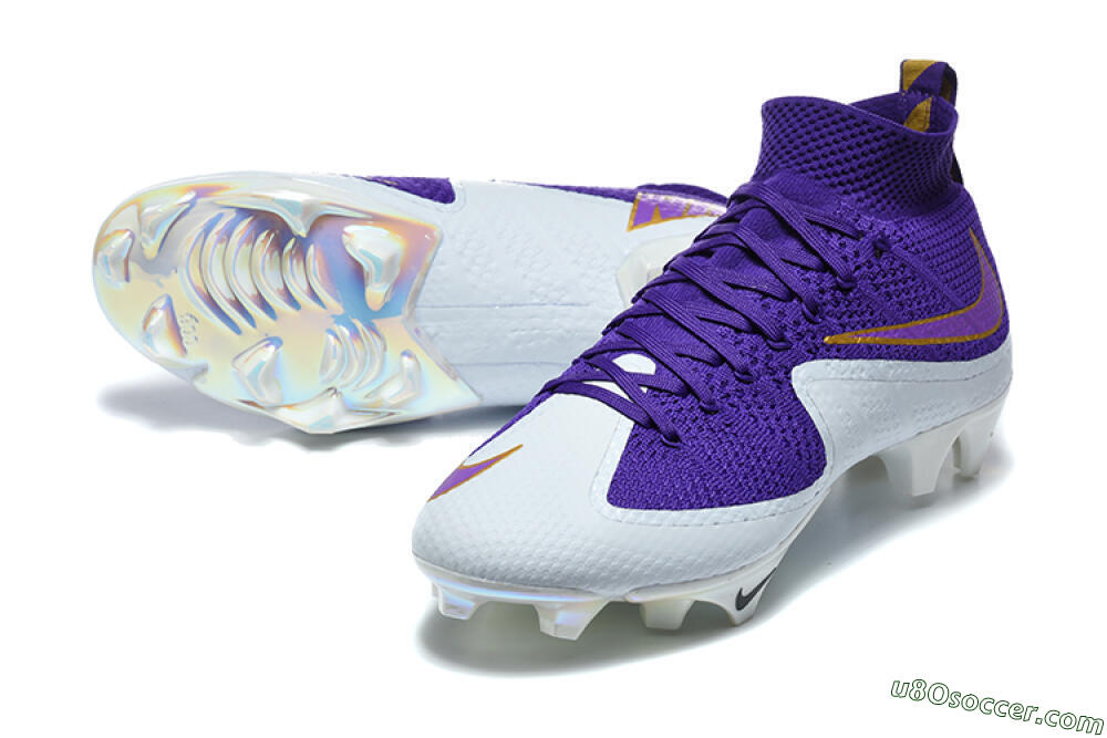 Nike Vapor Edge 360 FG Firm Ground Soccer Cleats - Purple/Court Purple/Metallic Silver 3