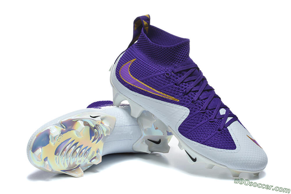 Nike Vapor Edge 360 FG Firm Ground Soccer Cleats - Purple/Court Purple/Metallic Silver 4