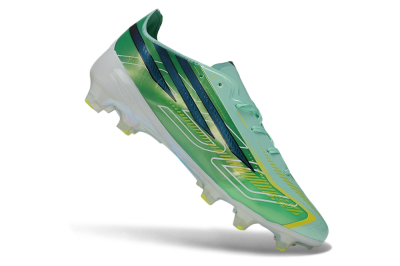 Adidas F50 Hyperfast Elite FG Firm Ground Soccer Cleats - Green/Mint Green/Iridescent Teal