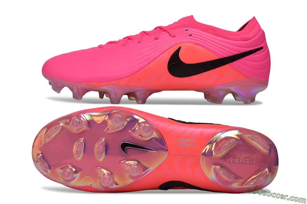 Nike Tiempo Legend 11 Elite FG Firm Ground Soccer Cleats - Pink/Hyper Pink/Black 0