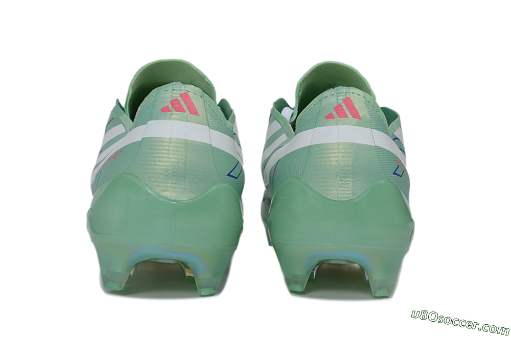 Adidas F50 Hyperfast Elite FG Firm Ground Soccer Cleats - Green/Mint Green/Iridescent 5