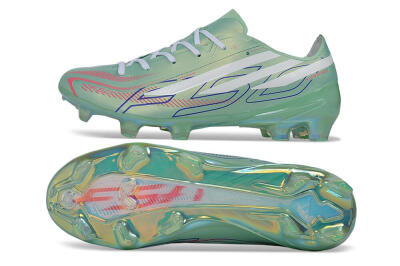 Adidas F50 Hyperfast Elite FG Firm Ground Soccer Cleats - Green/Mint Green/Iridescent