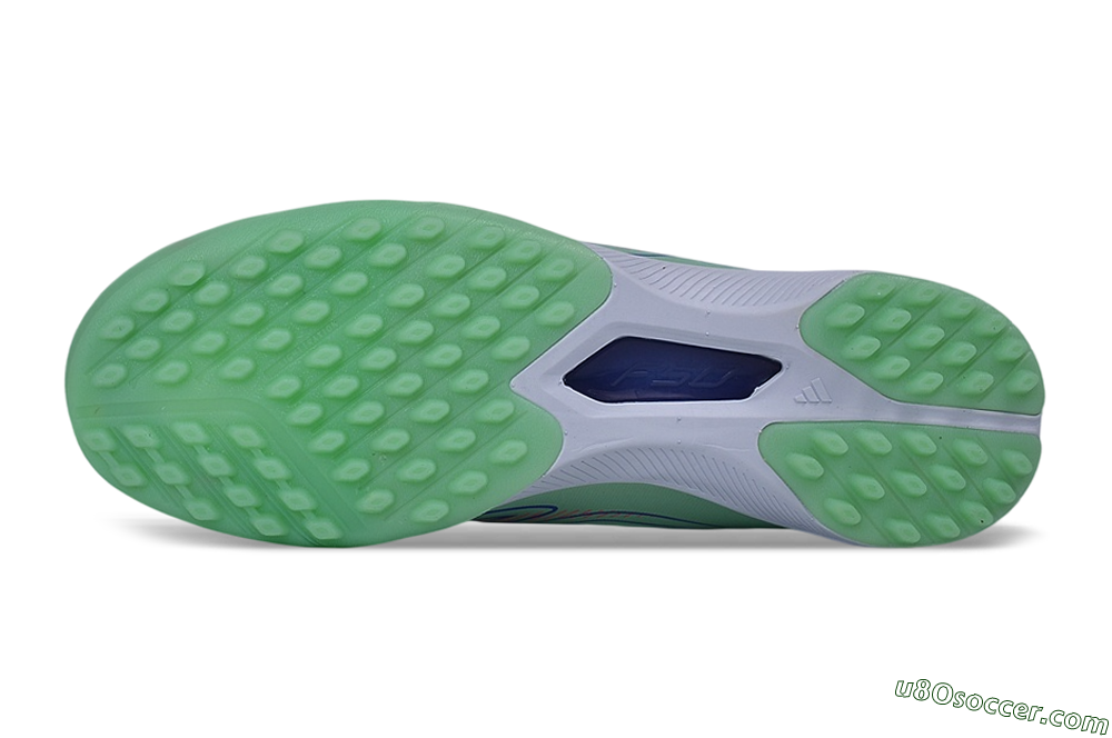 Adidas F50 Hyperfast Pro TF Artificial Turf Soccer Shoes - Green/Mint Green/White 6