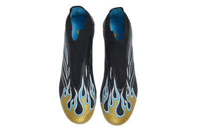 Adidas Predator 26 Elite Laceless FG Firm Ground Soccer Cleats - Black/Core Black/Metallic Gold